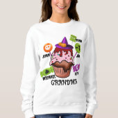 Weihnachtslieder "Halloween Candy Oma" Sweatshirt (Vorderseite)