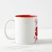 Weihnachtslieder Happy Holidays Tasse (Links)