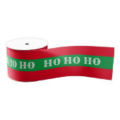 Weihnachtslieder & Ho Ho Ho Stripe Rote/Grüne Gesc Ripsband (Spule)