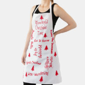 Weihnachtslieder Holiday Schürze (InSitu)