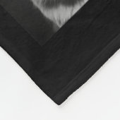 Weihnachtslieder Hund Selfie mit dem Weihnachtskla Fleecedecke (Ecke)