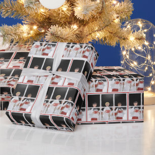 Weihnachtslieder im Fenster Geschenkpapier