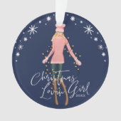 Weihnachtslieder im Wasser Ornament (Vorderseite)