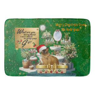 Weihnachtslieder in Litterbox Badematte