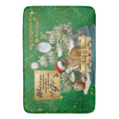 Weihnachtslieder in Litterbox Badematte (Vorderseite Vertikal)