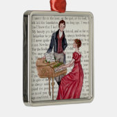 Weihnachtslieder in Pemberley Ornament Aus Metall (Rechts)