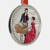 Weihnachtslieder in Pemberley Ornament Aus Metall (Rechts)