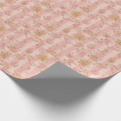 Weihnachtslieder in rot und blassgold geschenkpapier (Ecke)