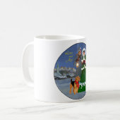 Weihnachtslieder Kaffeetasse (Vorderseite Links)
