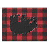 Weihnachtslieder Karierter Bär Tischdecke (Vorderseite (Horizontal))