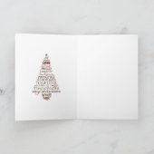 Weihnachtslieder Karte (Innenseite)