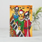 Weihnachtslieder Karte (Stehend Vorderseite)