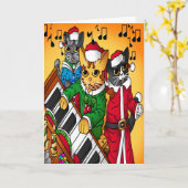 Weihnachtslieder Karte (Gelbe Blume)