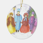 Weihnachtslieder Keramik Ornament (Links)