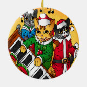 Weihnachtslieder Keramik Ornament (Hinten)