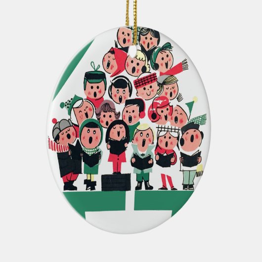 Weihnachtslieder Keramikornament (Rechts)