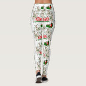 Weihnachtslieder Lamas Leggings (Rückseite)