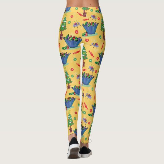 Weihnachtslieder Leggings (Rückseite)
