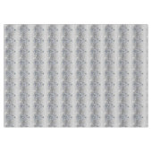 Weihnachtslieder, Merry Blue Silver Tree Tischdecke (Vorderseite (Horizontal))