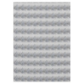 Weihnachtslieder, Merry Blue Silver Tree Tischdecke (Vorderseite)