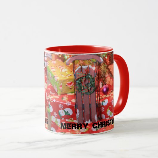 Weihnachtslieder mit Kranz Tasse (VorderseiteRechts)
