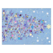 Weihnachtslieder mit schönem Weihnachtsbaum Tischdecke (Vorderseite (Horizontal))