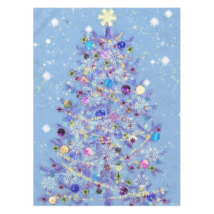 Weihnachtslieder mit schönem Weihnachtsbaum Tischdecke