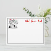 Weihnachtslieder mit Snow Xmas Feiertagskarte (Stehend Vorderseite)