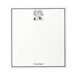 Weihnachtslieder mit Snow Xmas Notizblock