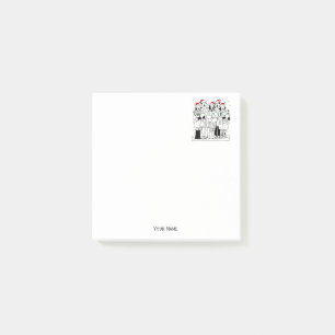 Weihnachtslieder mit Snow Xmas Post-it Klebezettel