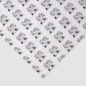 Weihnachtslieder mit Snow Xmas Seidenpapier (Ausschnitt)