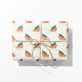 Weihnachtslieder mit Tree & Geschenken Geschenkpapier