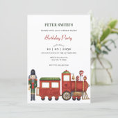 Weihnachtslieder mit Weihnachtsgeburten Einladung (Stehend Vorderseite)