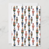 Weihnachtslieder mit Weihnachtsgeburten Einladung (Rückseite)