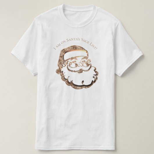 Weihnachtslieder Niedliche Weihnachtsweihnachtsgol T-Shirt (Design vorne)