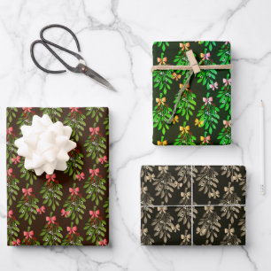 Weihnachtslieder - Papierblätter Geschenkpapier Set