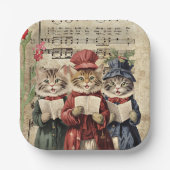 Weihnachtslieder Pappteller (Vorderseite)