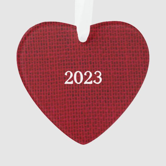 Weihnachtslieder Patchwork Patterns Herz Ornament (Rückseite)