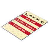 Weihnachtslieder Personalisierte Erinnerungen Notizblock (Linke Seite)