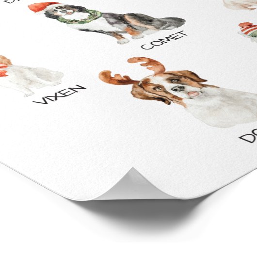 Weihnachtslieder Poster (Ecke)