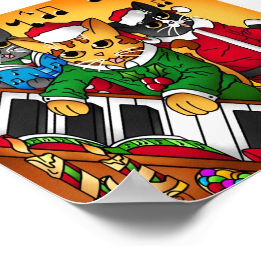 Weihnachtslieder Poster (Ecke)