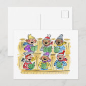 Weihnachtslieder Postkarte (Vorne/Hinten)