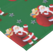 Weihnachtslieder, Red Bow Santa Claus Tischdecke (Schrägansicht)