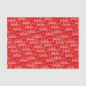 Weihnachtslieder Red Seidenpapier (Vorderseite)