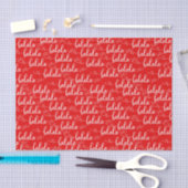 Weihnachtslieder Red Seidenpapier (Handwerk)