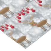 Weihnachtslieder, Rentier Tischdecke (Schrägansicht)