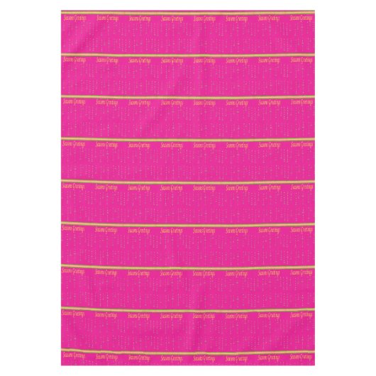 Weihnachtslieder, rosa Frohe Festtage Tischdecke (Vorderseite)
