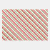 Weihnachtslieder rot, weiß, grün gefärbt geschenkpapier set (Vorderseite 2)