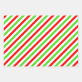 Weihnachtslieder rot, weiß, grün gefärbt geschenkpapier set (Vorderseite)