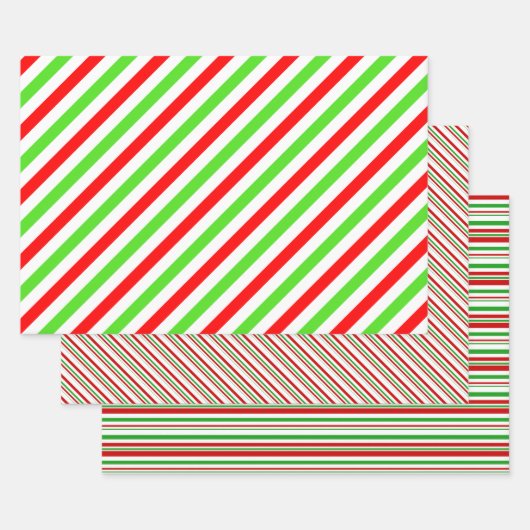 Weihnachtslieder rot, weiß, grün gefärbt geschenkpapier set (Set)